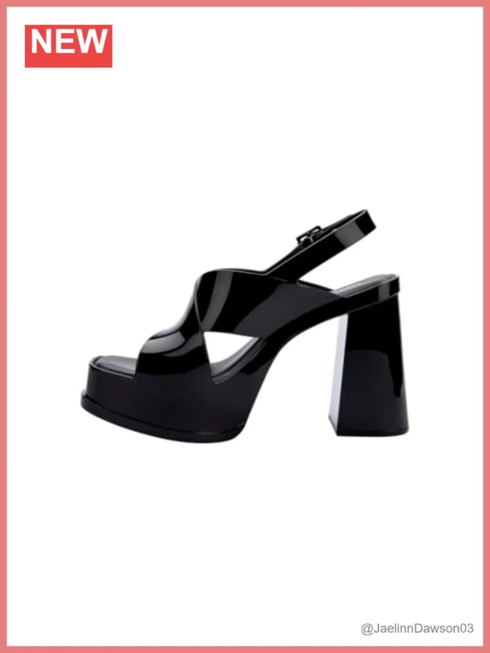 Women's Platform Heeled Sandals with Adjustable Straps